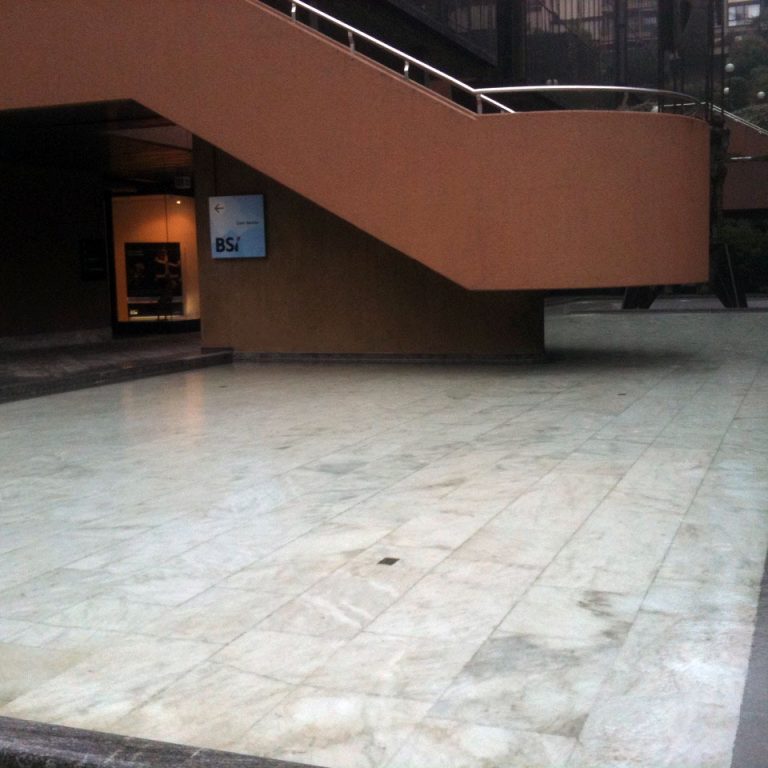 Pool at the headquarters of the bank BSI