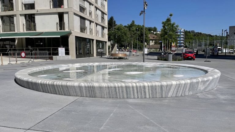 Fontana del quartiere Pont Rouge
