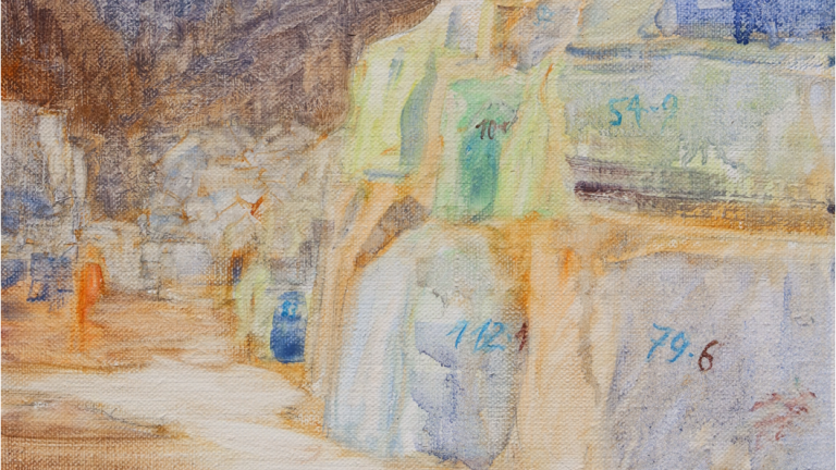 La cava di marmo Cristallina vista con gli occhi di un artista