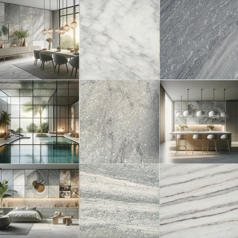 Marmo sostenibile nel design 2024