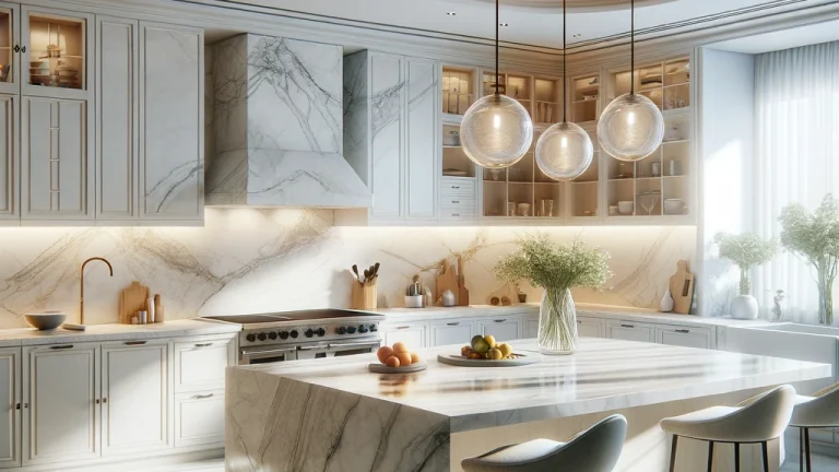 Marmo sostenibile nel design 2024